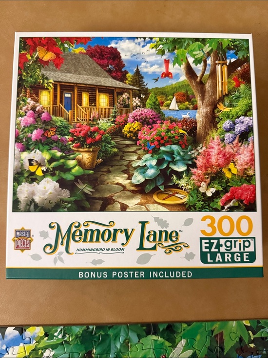 Master pieces inc Other - 300-Piece EZGrip Large Puzzle — Hummingbird in Bloom (Multicolor)